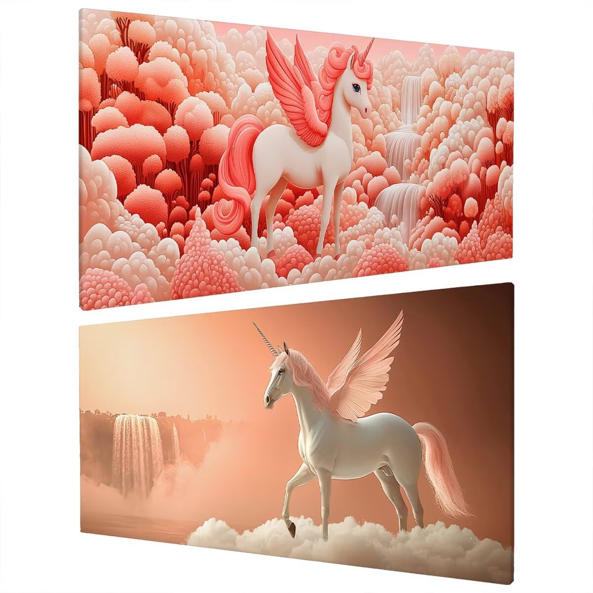 Diamond Painting Adulti, Diamond Painting Unicorno 40x100cm, Regalo -936