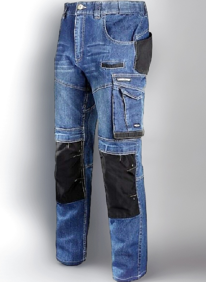 Arbeitshose Bundhose L40517 JEANS Sicherheitshose SLIM FIT Hose Handwerkerhose