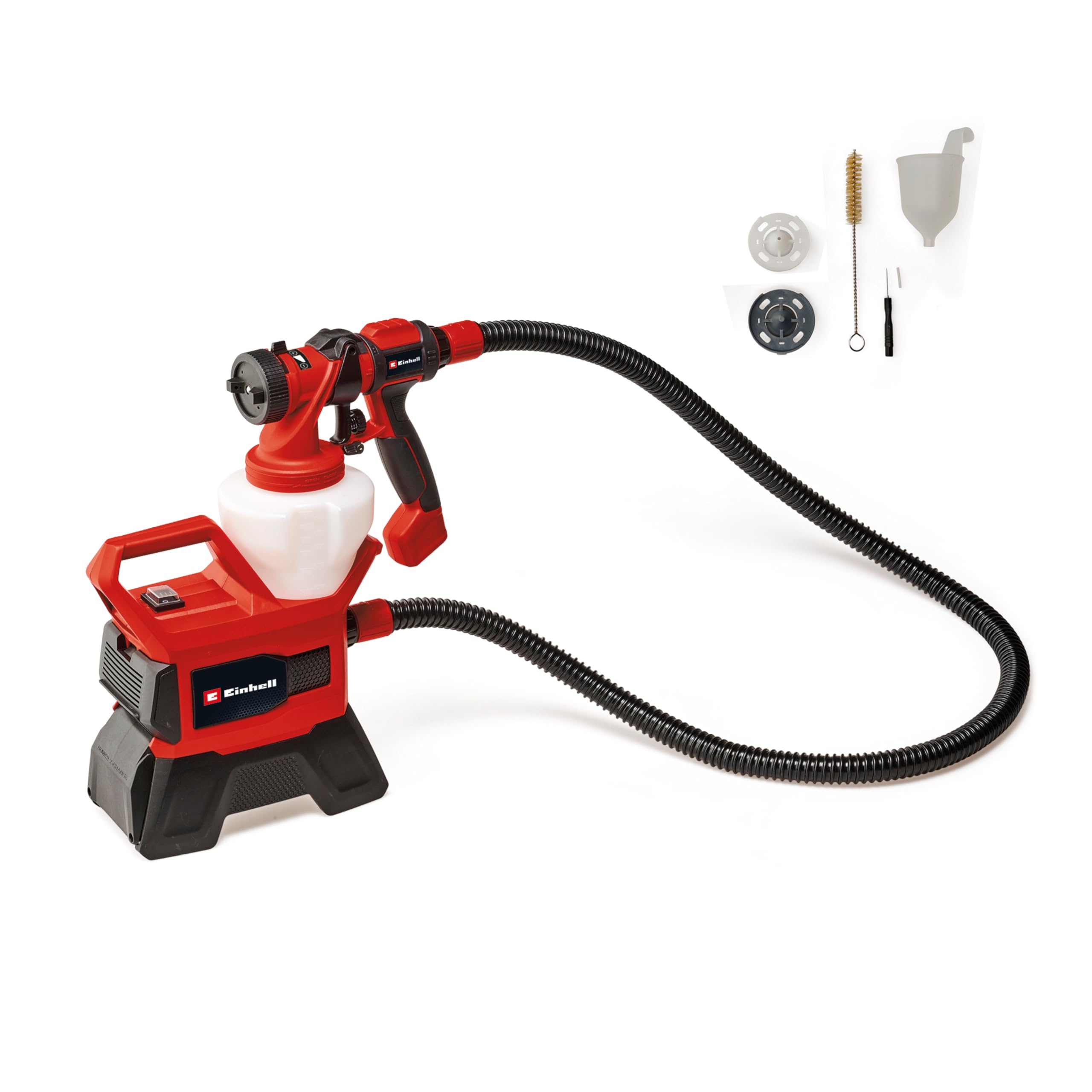 Einhell Cordless Fence & Decking Paint Sprayer 18V Power X-Change, 1000 ml/min, Fast and Effortless Painting of Fences, Sheds, Decking & Garden Furniture, Without Battery TC-SY 18/90 Li