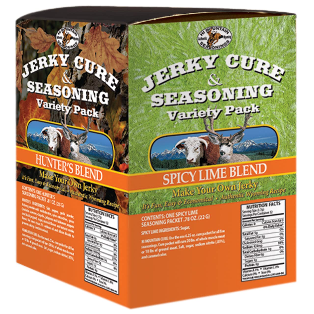 Hi Mountain Jerky Cure & Seasoning Kit VARIETY PACK 3