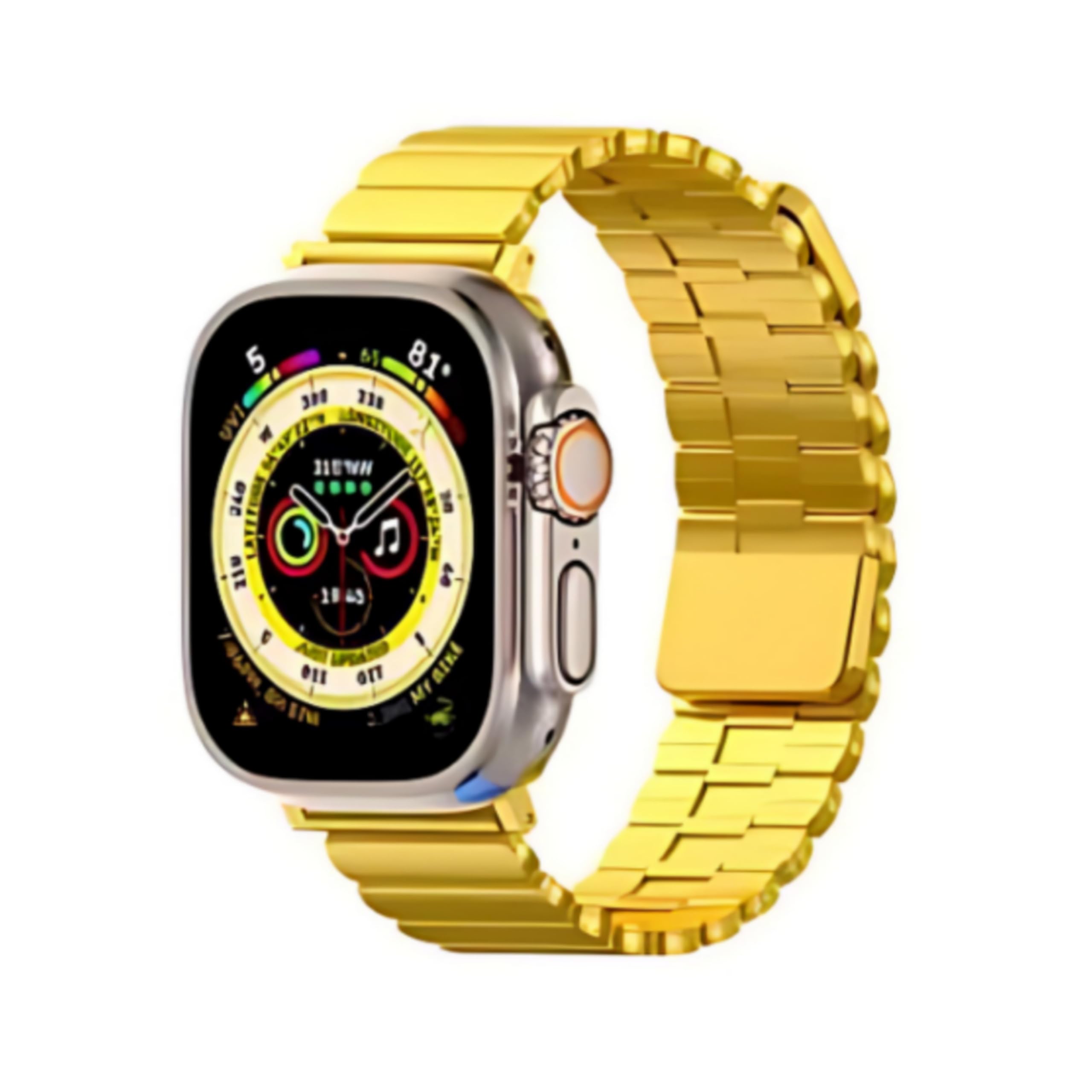 Like Star® Premium Bracelet Band Compatible With Apple Watch Ultra 2 49mm Band 45mm 44mm 42mm Stainless Steel Non Faded Color Band for iWatch Series 9 Ultra 8 7 6 5 4 3 2 1 SE (Gold) (B0CNZ884FH) Amazon Price History, Amazon Price Tracker