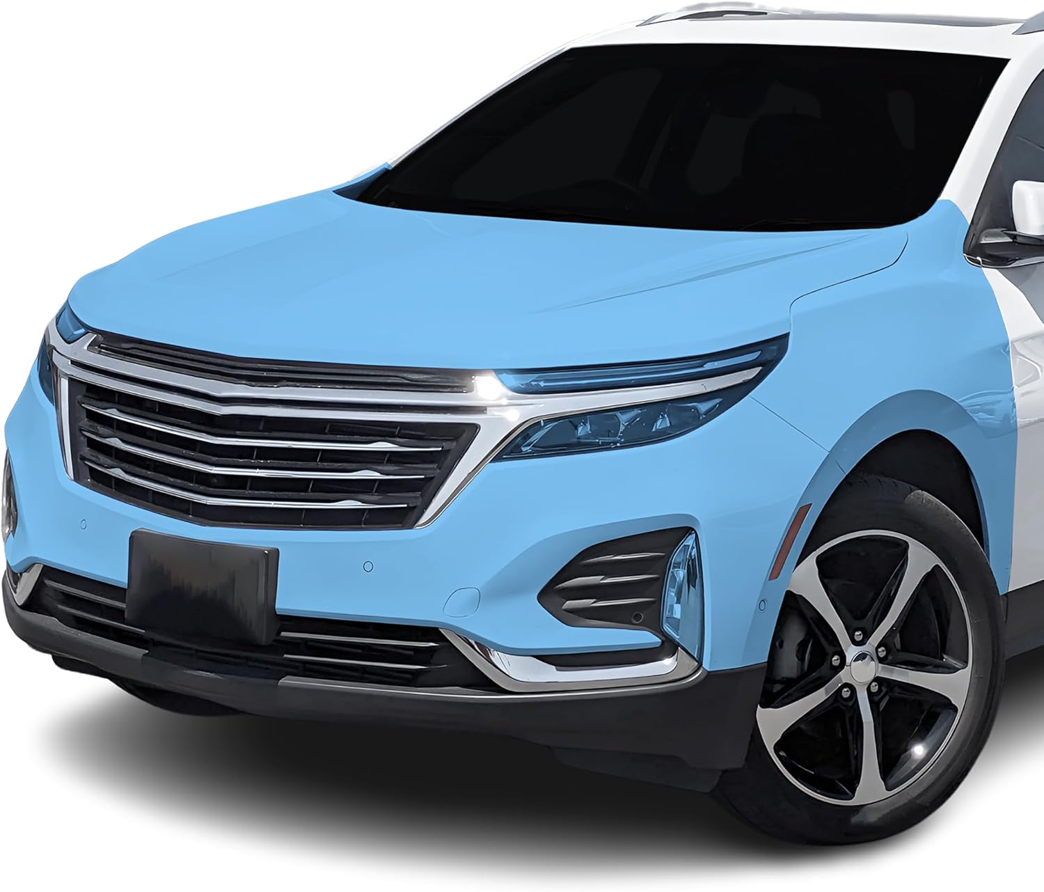BOGAR TECH DESIGNS Precut Made for Chevrolet Equinox LS/LT/RS/Premier 2022+ Front Middle and Front Sides Premium Paint Protection PPF Film Kit Cover, Clear Bra