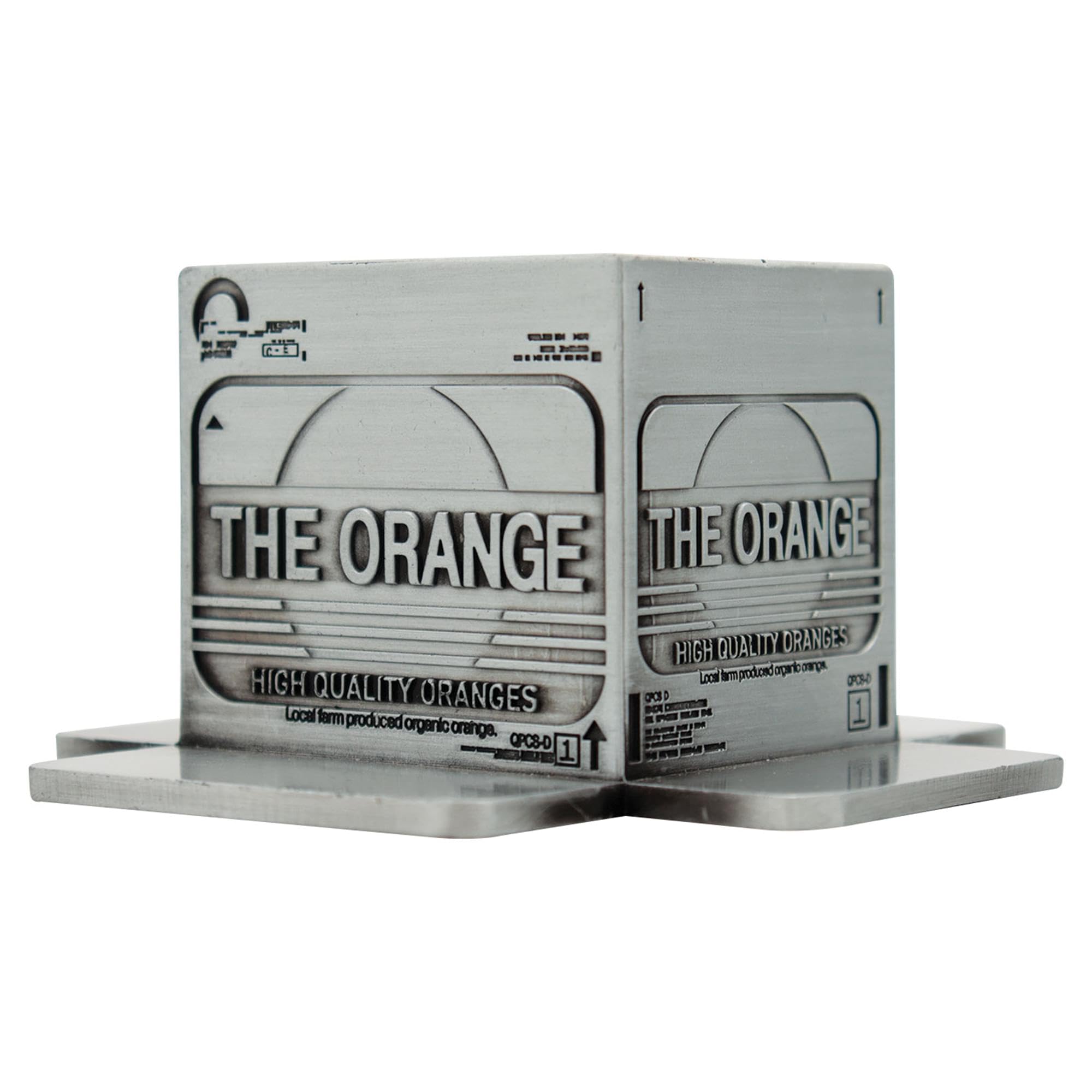 Metal Gear Solid - Metal Cardboard Box Replica - Limited Edition 2001 - Metallic Silver