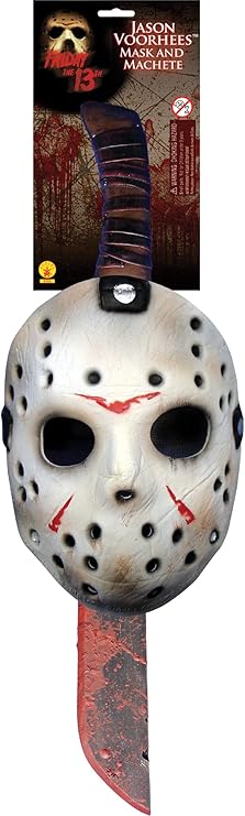 Set de Disfraz para Hombre Friday The 13th: Máscara y Machete de Jason