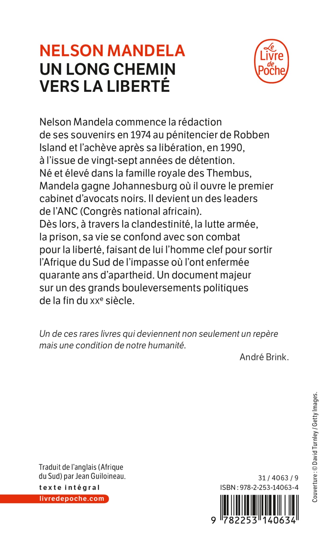 Un long chemin vers la liberté: Autobiographie