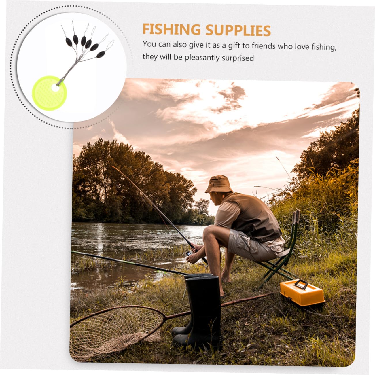 Toyvian De Flotteurs De Pêche Professionnels pour La Pêche Attaquer Bouée Arrêts De Ligne De Pêche Petits De Flotteur De Pêche