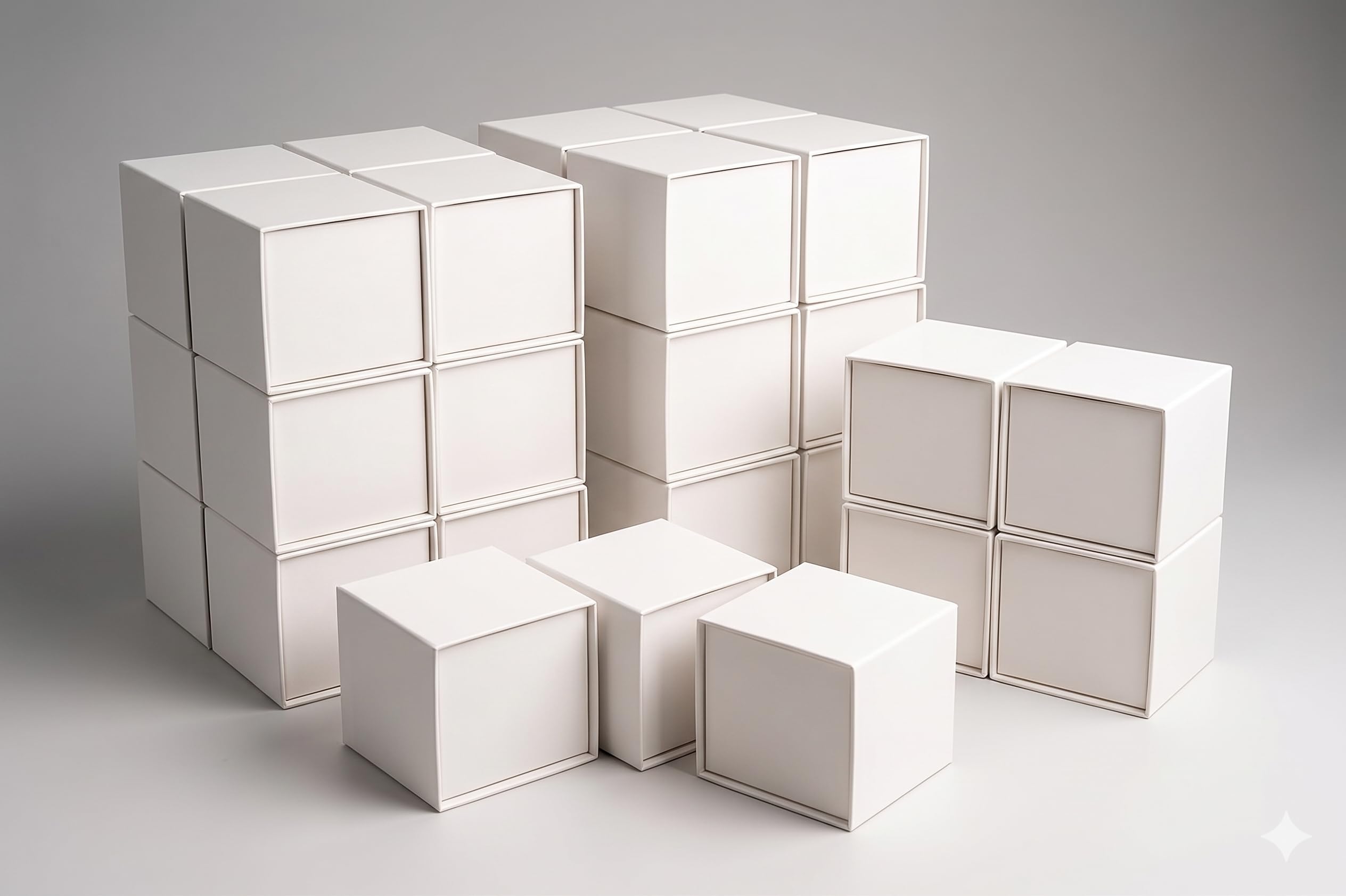 Boîte Cadeau Magnétique – Lot de 25 boîtes rigides en carton | 10 x 10 x 7 cm | Fermeture magnétique | Coffret cadeau pour mariage, Noël ou anniversaire (unisexe) | Cadeau de luxe personnalisable