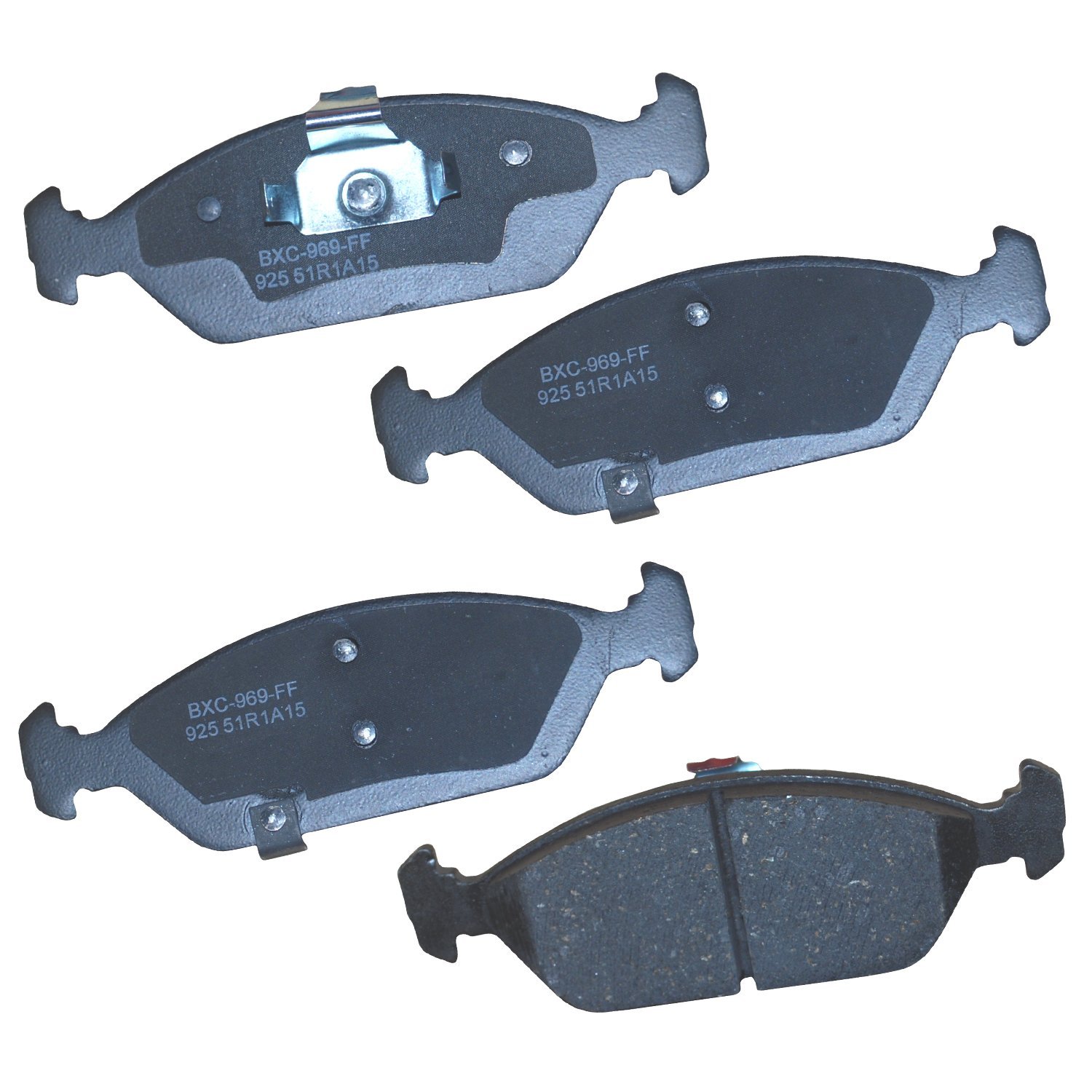 Bendix Premium SBC925 Ceramic Front Brake Pads for Kia Sephia 1999-1994, Spectra 2000