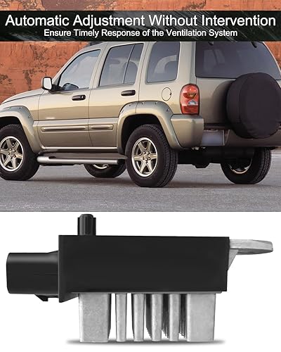 Miniatura 5 de Relé de ventilador de refrigeración del motor apto para Chrysler Town & Country Jeep Liberty Wrangler Dodge Caravan, relé de ventilador de radiador