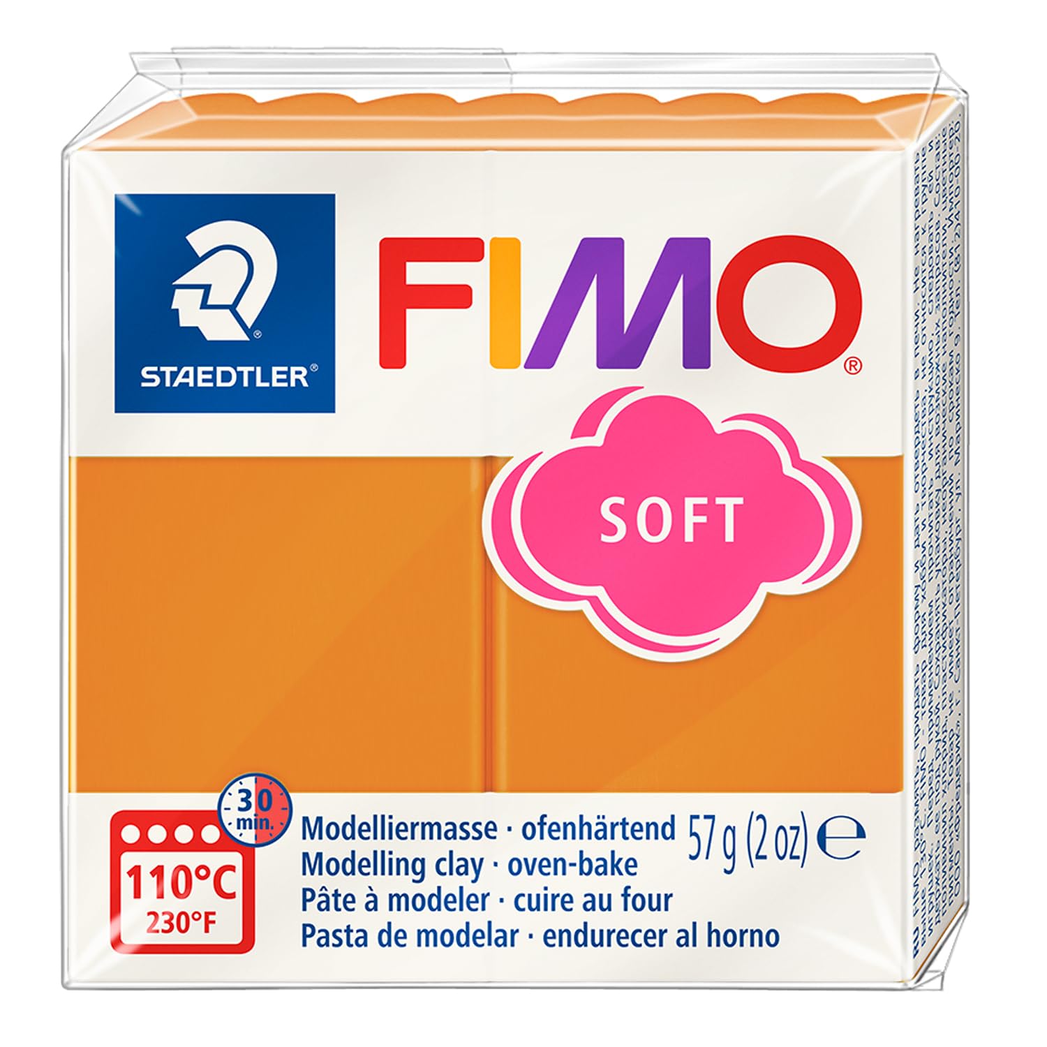 Fimo - Pasta modellabile polimerica morbida da forno, 10 x 57 g, Essentials confezione da 10