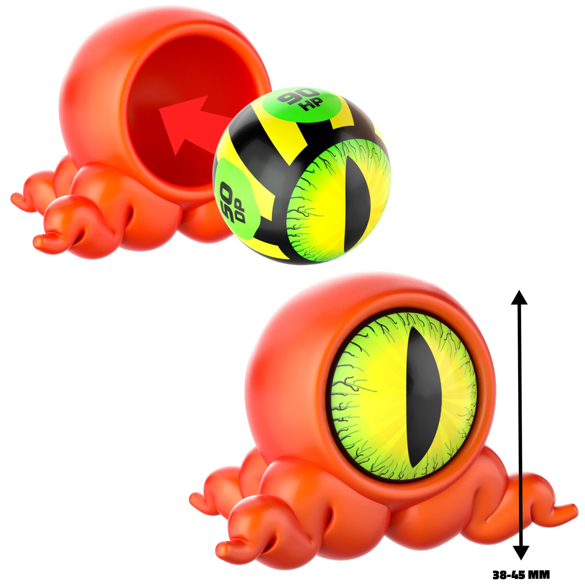 Freak Marbles Bolsa de malla con cordón | Colecciona, Juega y Comparte | Contiene 3 canicas y 3 skins