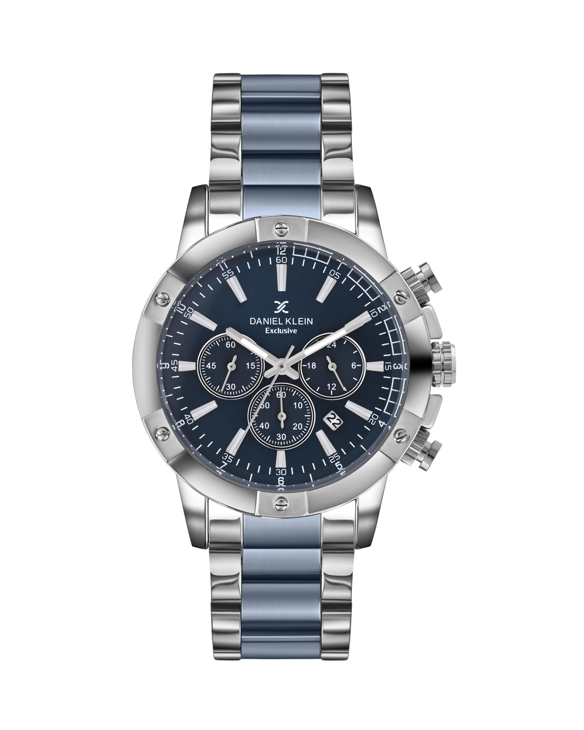 Metal Men's Blue Dial Analogue Watch - DK.1.14095-1-image-12