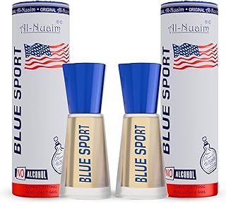 Al-Nuaim Blue Sport Attar Roll On - 6ml (Pack Of 2) |Luxury Scent with Long Lasting Fragrance For Men & Women Price In India