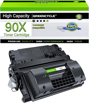 greencycle CE390X 90X Black Toner Cartridge Compatible for HP 600 M602 M603