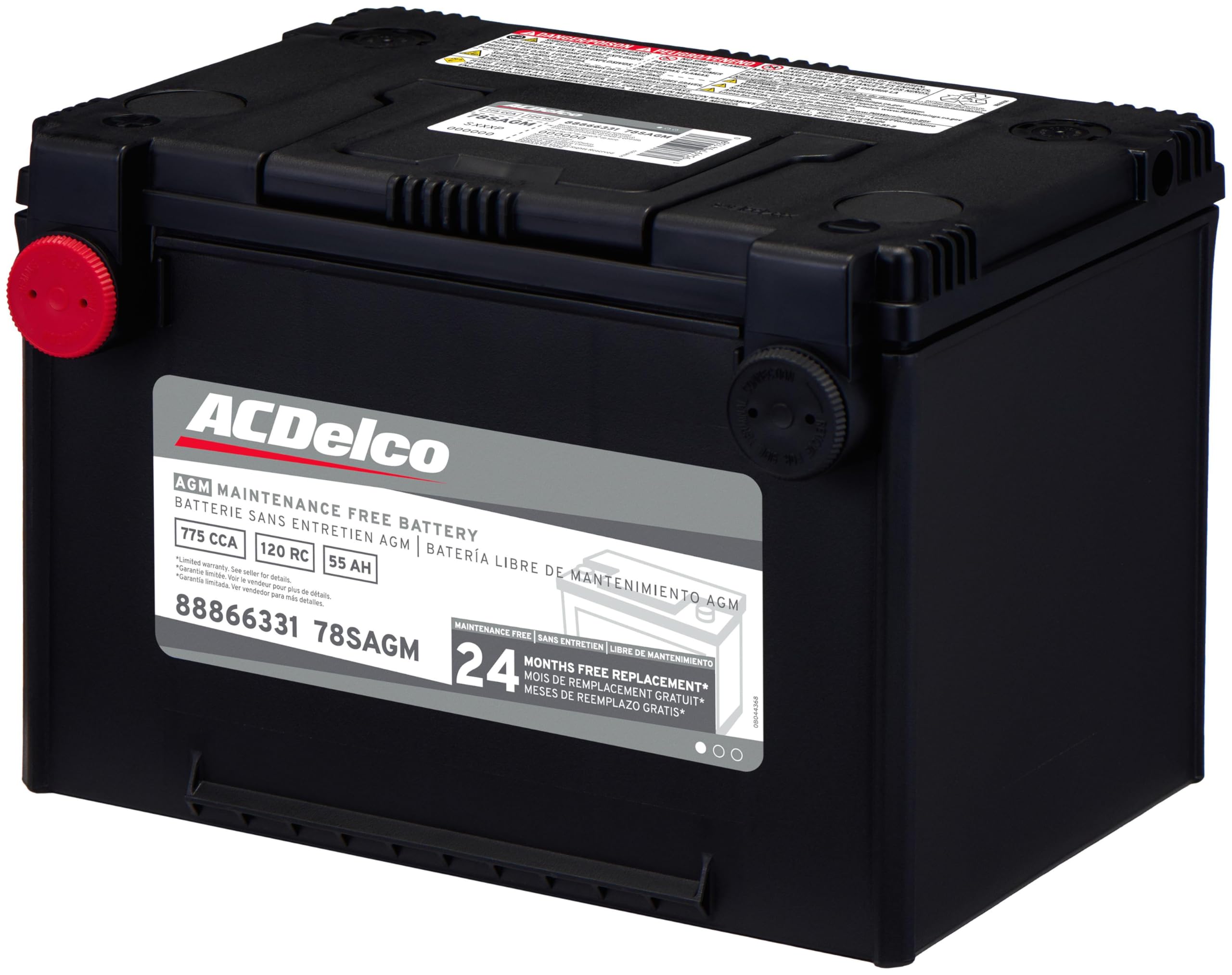激レア‼️ACDelco Freedom Battery時計‼️ Amazon.com: ACDelco Silver 78SAGM (88866331) 24 Month