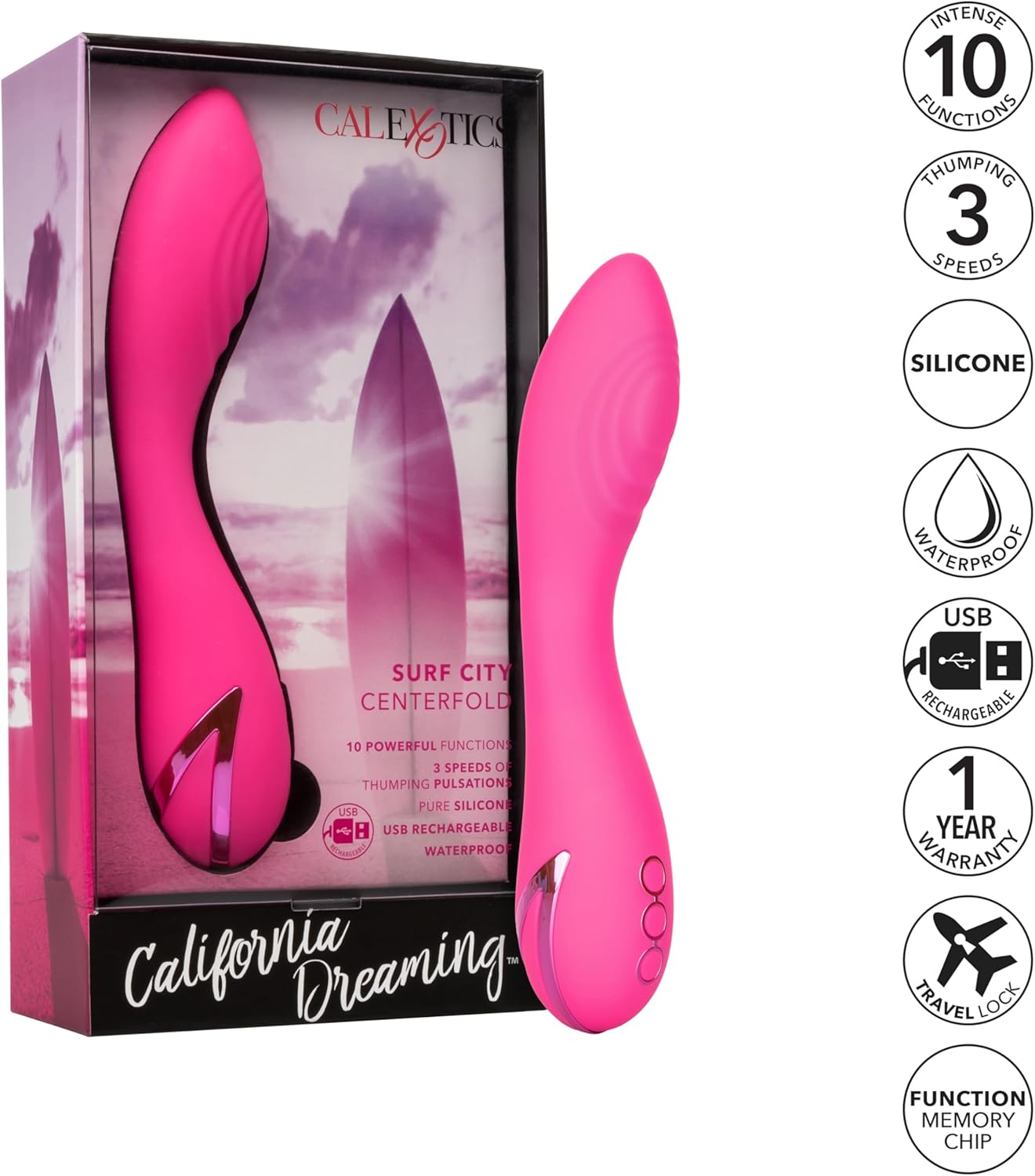 CalExotics SE-4350-05-3 California Dreaming® Surf City Centerfold