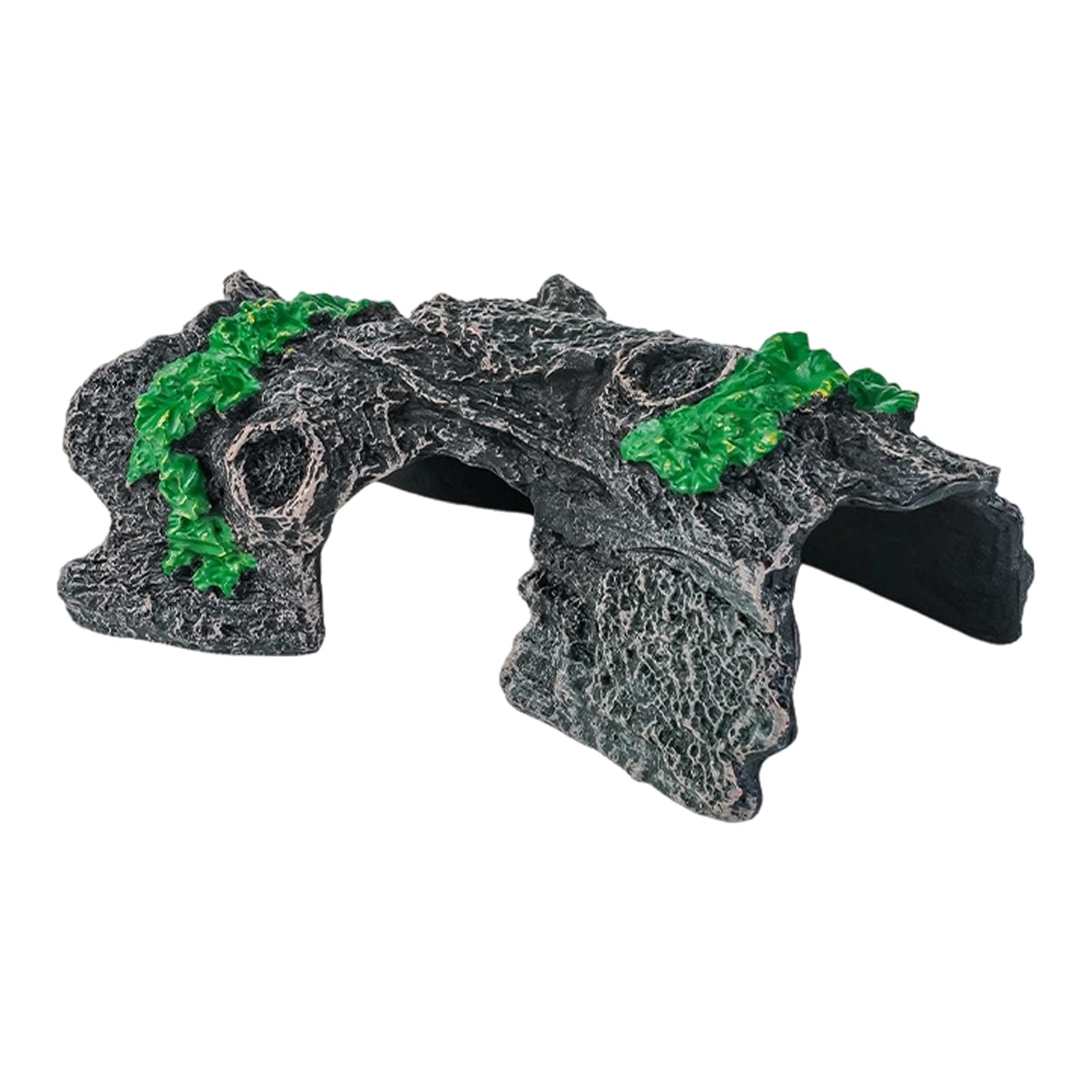 LUCKGONI Fishtank Artificial Cave Rock Landscape Fish Tanks Decorations for Aquariums Terrarium Shrimp Bark Ornaments Habitat