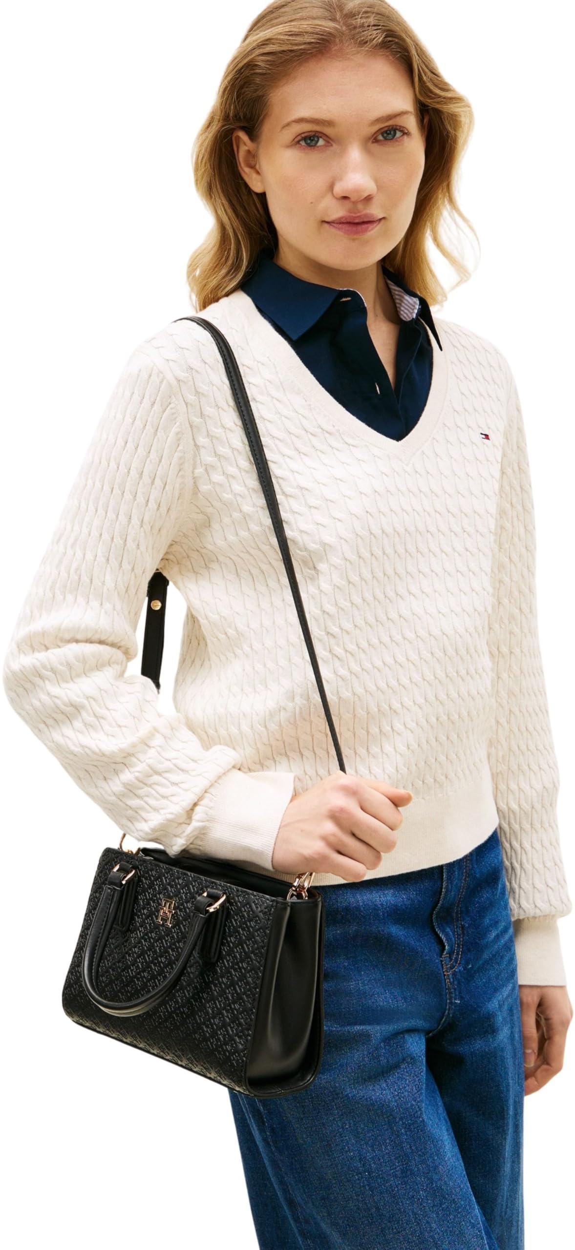 Tommy Hilfiger - Th Daily Mini Tote Mono Aw0aw18416, Tote Donna