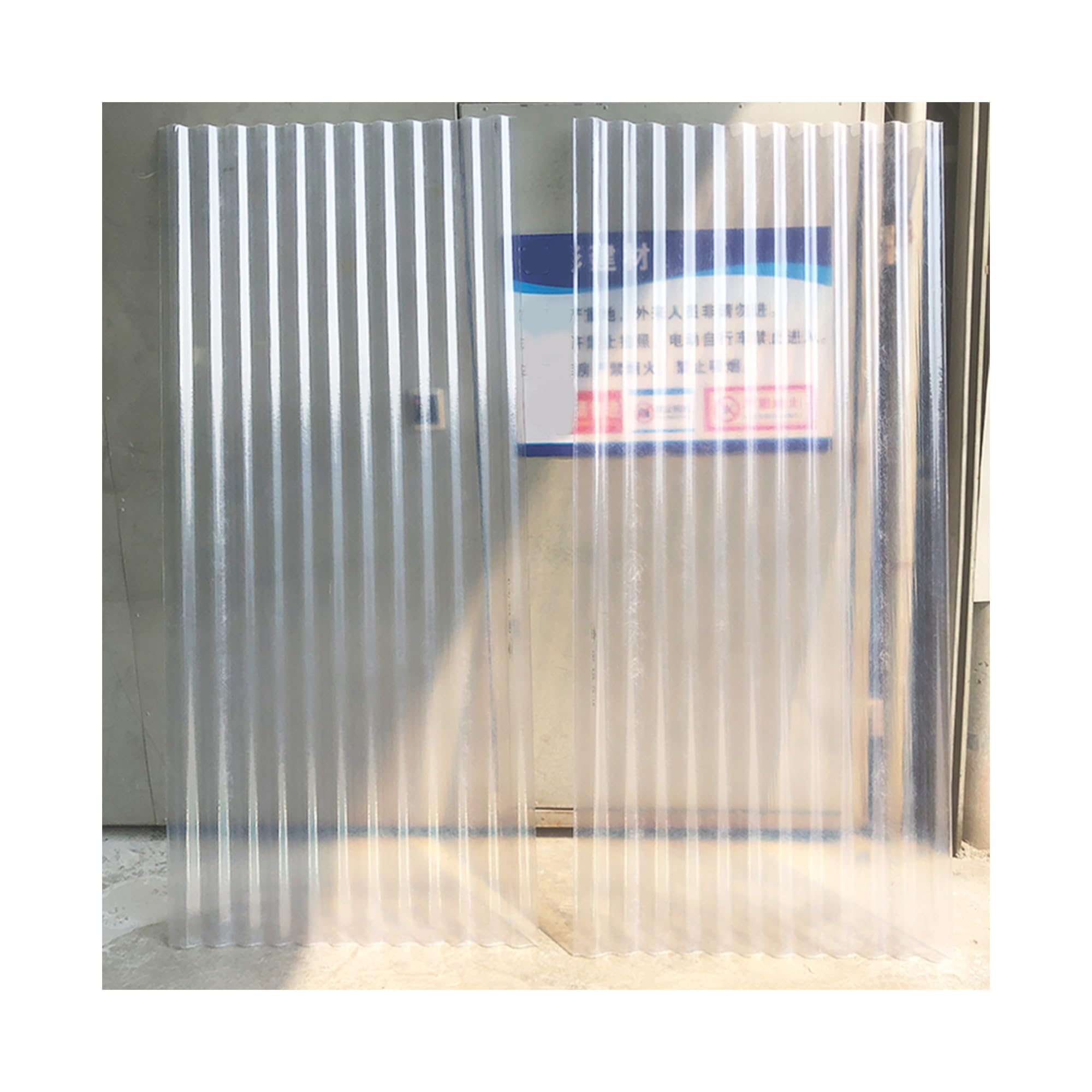 Panneaux de toiture polycarbonate ondulés (lot de 6) pour abris de jardin et auvents robustes