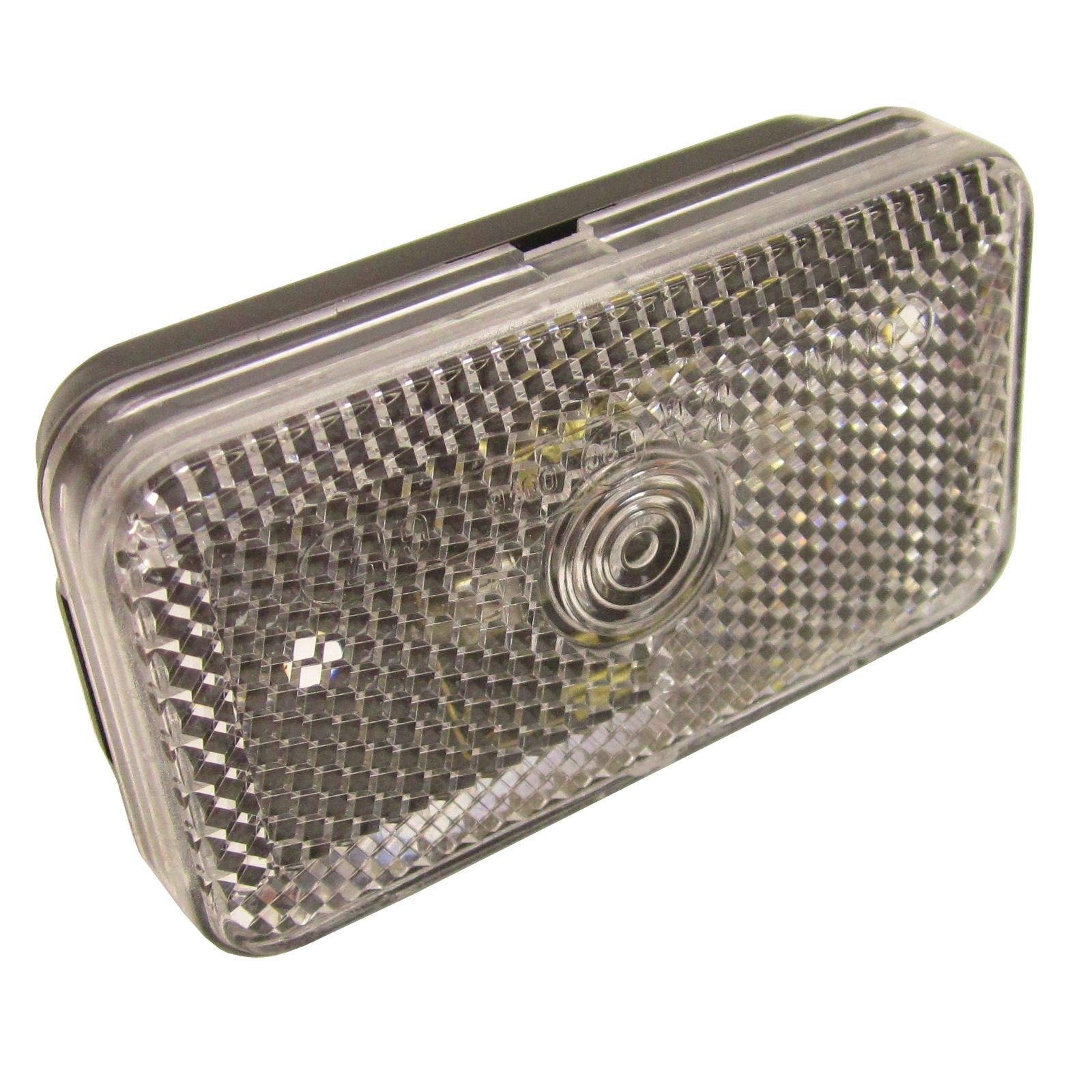 Feux De Gabarit Avant Mini Pour Remorque - Paire TR146 Blanc Clair, 80x45mm, 12V