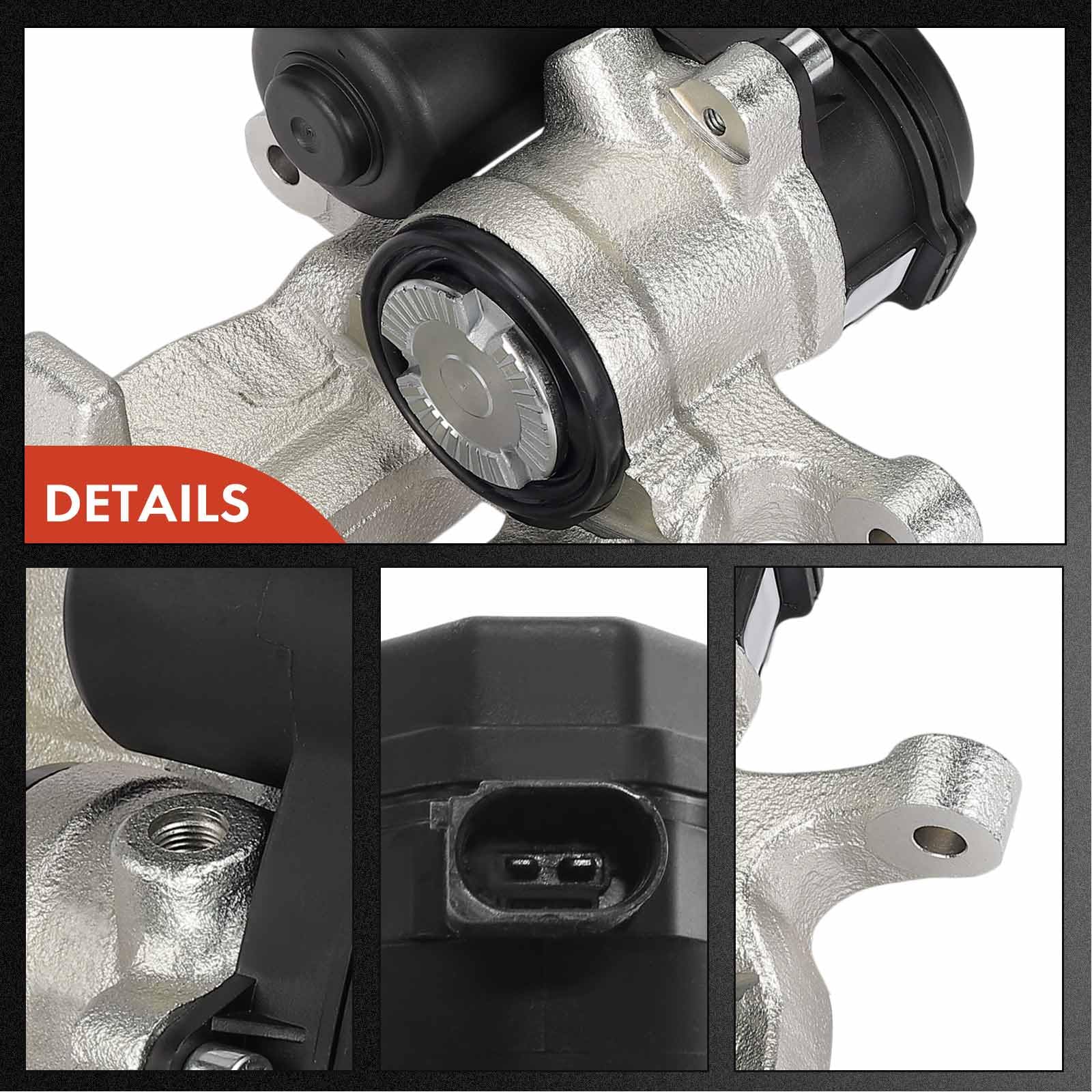 Frankberg Pinza de freno Parte trasera izquierda Compatible con A4 8K2 B8 A4 Allroad 8KH B8 A5 8T3 A5 Sportback 8TA Q5 8R Q5 8RB Replace# 8K0615403B