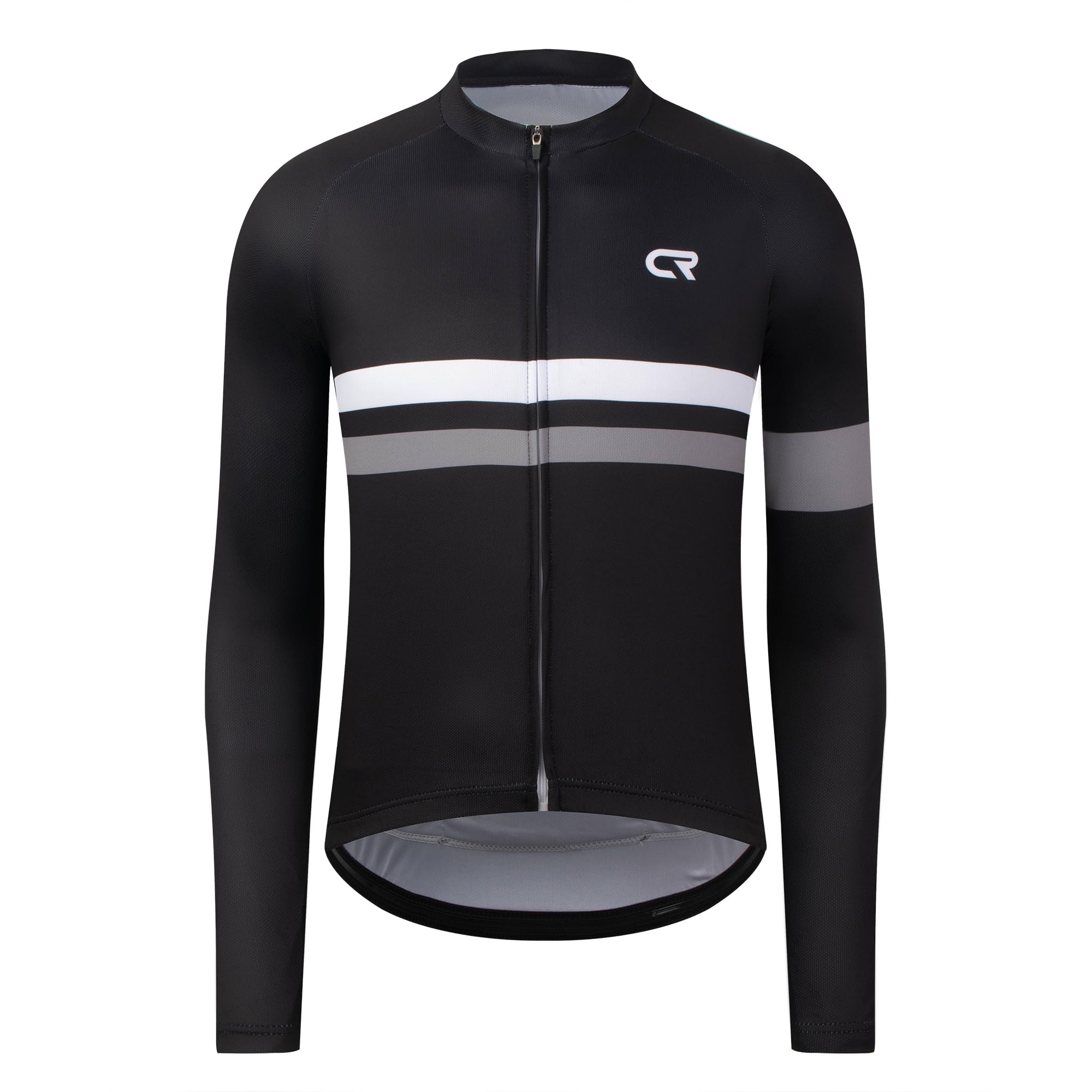Coconut Ropamo CR Long Sleeve Cycling Jersey Mens, 3+1 Zipper Pockets Bicycle Tops Quick Dry Breathable Biking Shirt
