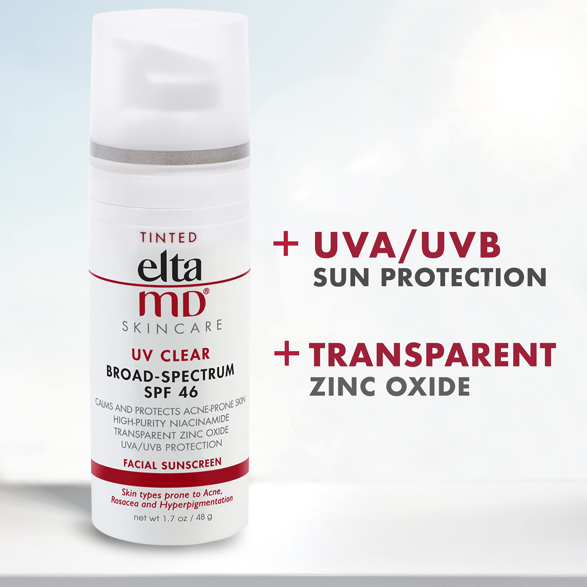EltaMD UV Clear Tinted Face Sunscreen BroadSpectrum SPF 46 Face