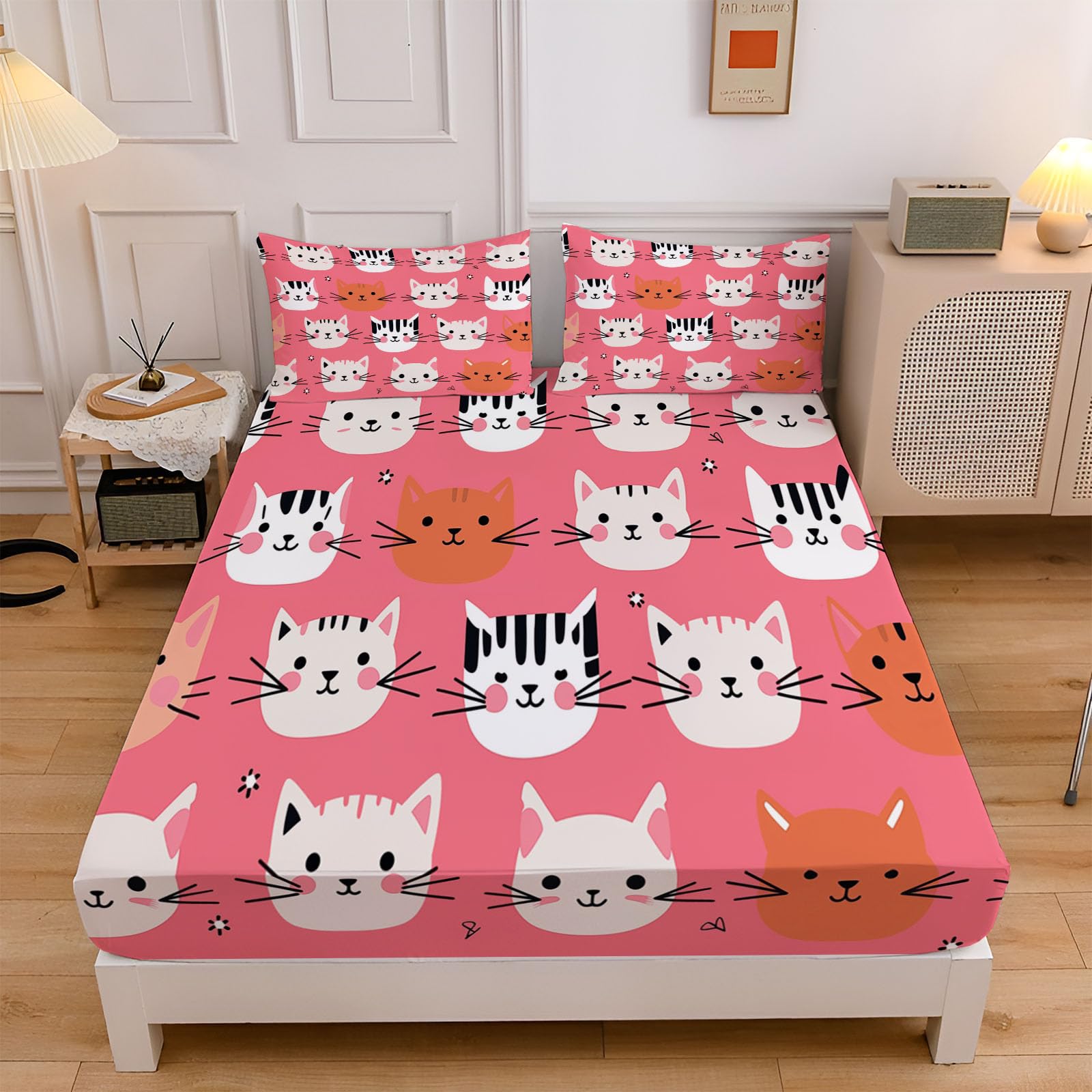 Drap housse respirant 160x200 qui ne glisse pas grâce au grand bonnet élastique de 30 cm