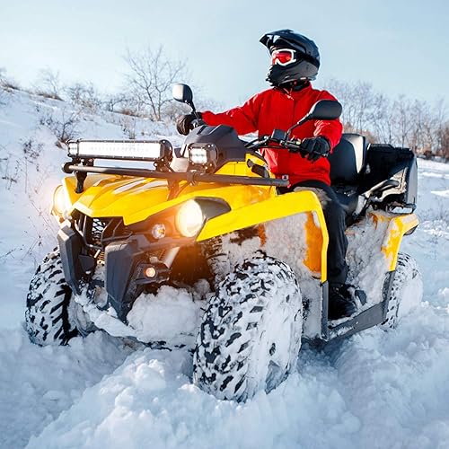 Miniatura 7 de Motorcycle Goggles Dirt Bike Motocross ATV Goggles Off Road Goggles MX Anti UV Ski Fit Over Glasses Tear Off for Man Women Youth Adult Black