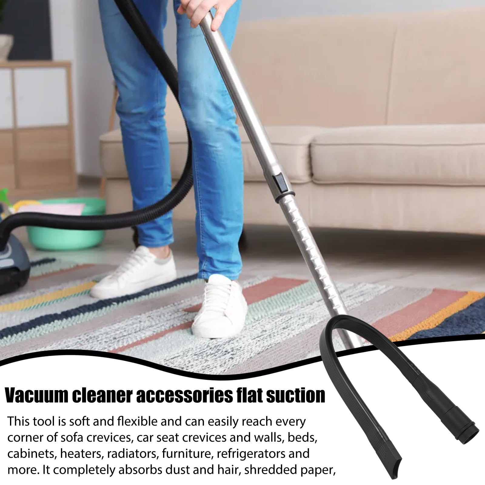 Flexi-Fee - Flexible Fugendüse Minischlauch Für Alle Staubsauger Mit 32mm Und 35mm Rohrdurchmesser