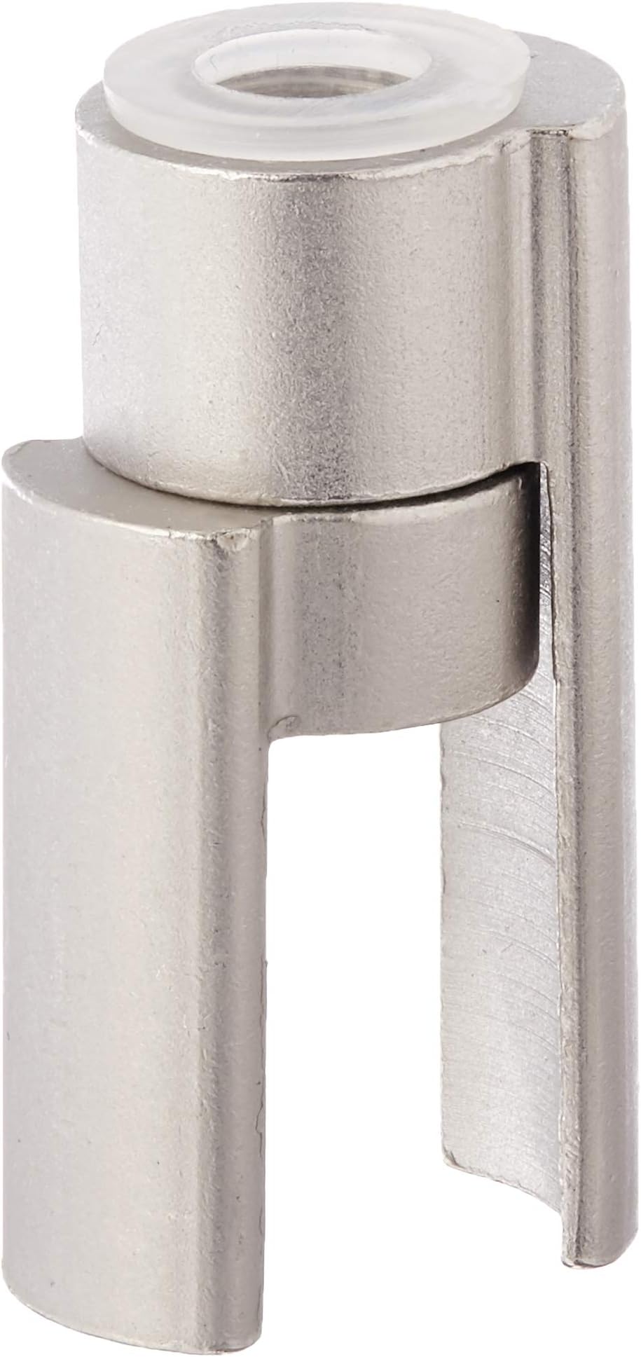 Residential Hinge Door Stop in Satin Nickel