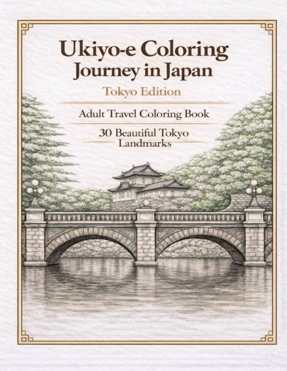 Ukiyo-e Coloring Journey in Japan: Tokyo Edition