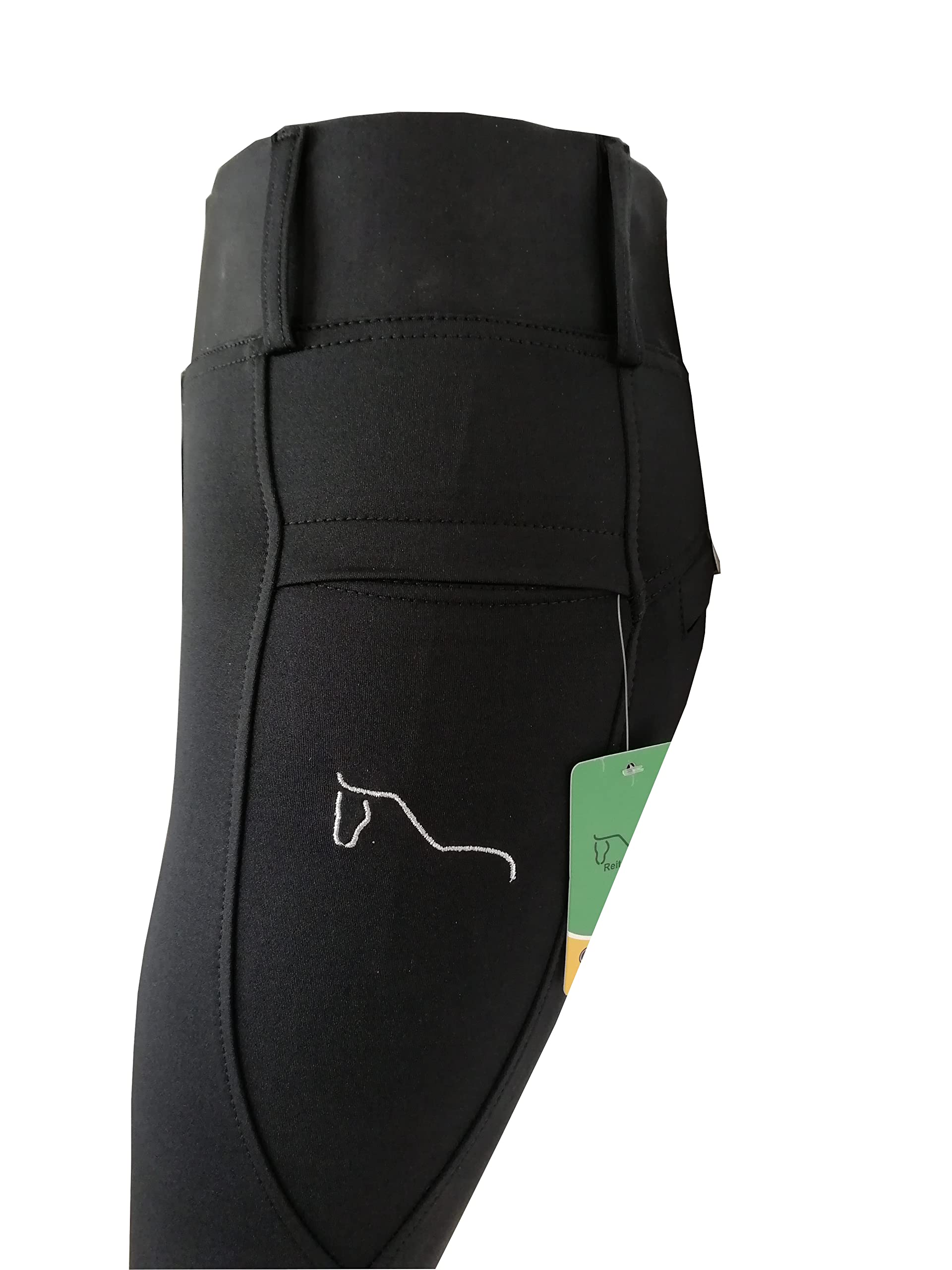 Reitleggings Damen 2.0 High Waist Silikon Vollbesatz Reithose Grip