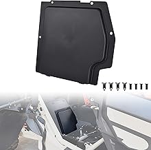 SAUTVS Battery Cover Kit for Can-Am Maverick X3, Black Plastic Battery Cover Plate for Can Am Maverick X3 MAX 2017-2025 All Models Accessories