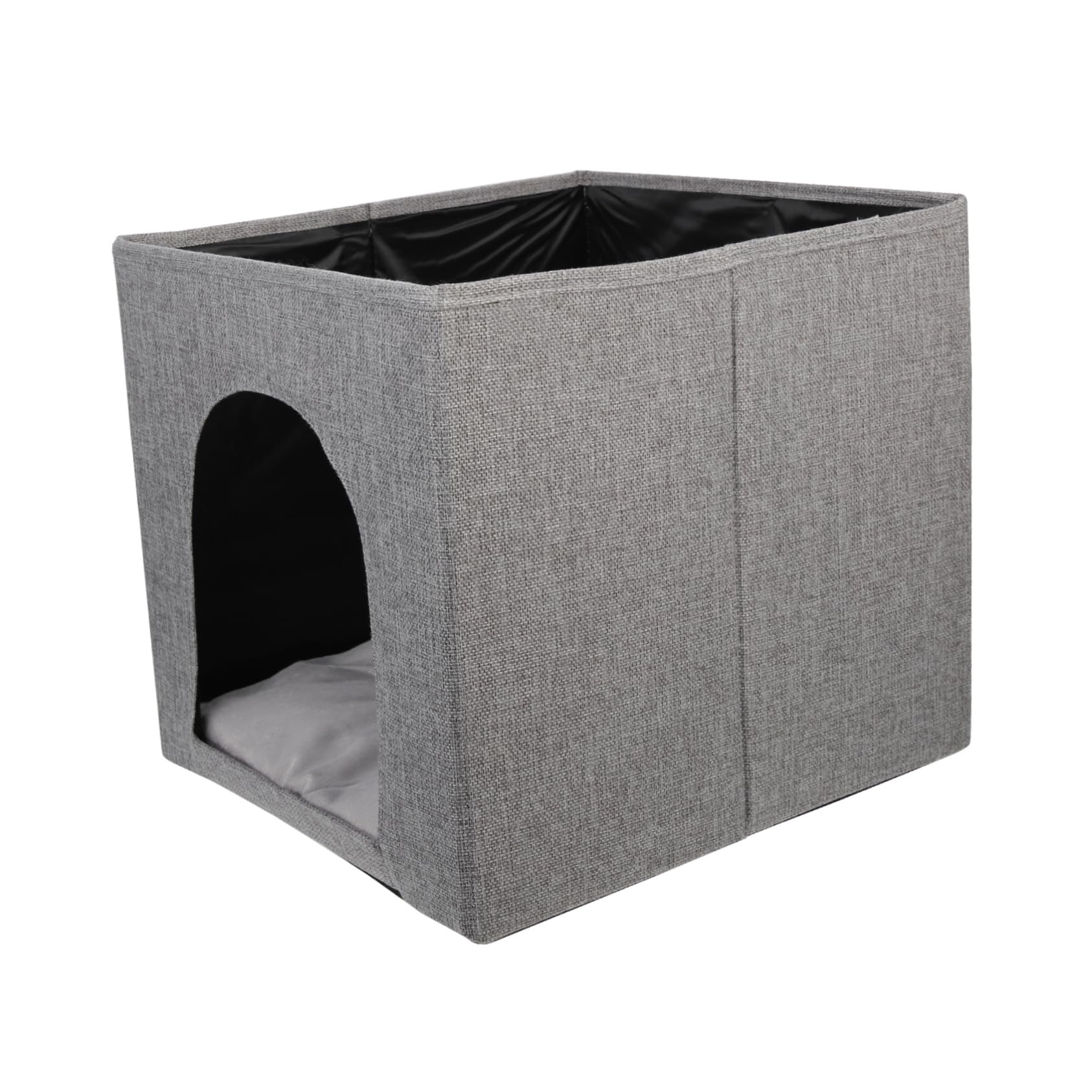 TOYANDONA Maison pour Chat Niches Lin Nid Respirant Intérieur Et Extérieur Lit Confortable Pliable
