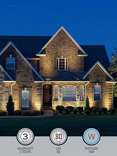 Miniatura 4 de LEONLITE Luces de paisaje de bajo voltaje RGB de 10 W, iluminación de paisaje de lavado de pared que cambia de color, iluminación de paisaje al aire