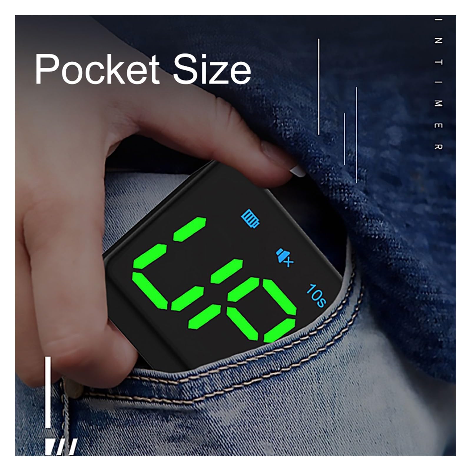 Timer Palestra, Display digitale magnetico Temporizzatore for palestra sportiva Orologio for allenamento fitness ricaricabile Multi-scene Timer a LED Palestra for la casa Attrezzi for il fitness(A in