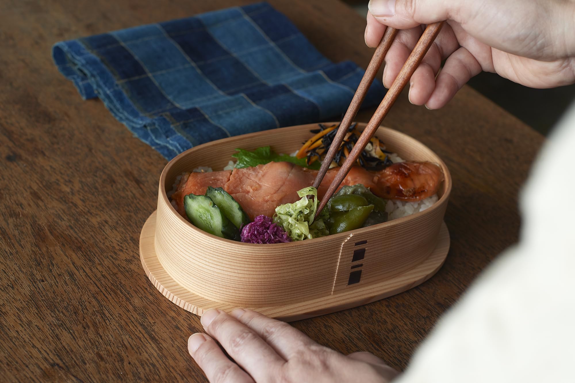 Amazon｜大館工芸社 小判弁当（大） 2430 750ml 曲げわっぱ