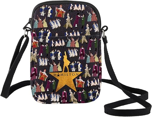 BWWKTOP Alexander Musical Crossbody Bag Alexander Fans Gift Schuyler Sisters Shoulder Bag Theater Music Merch