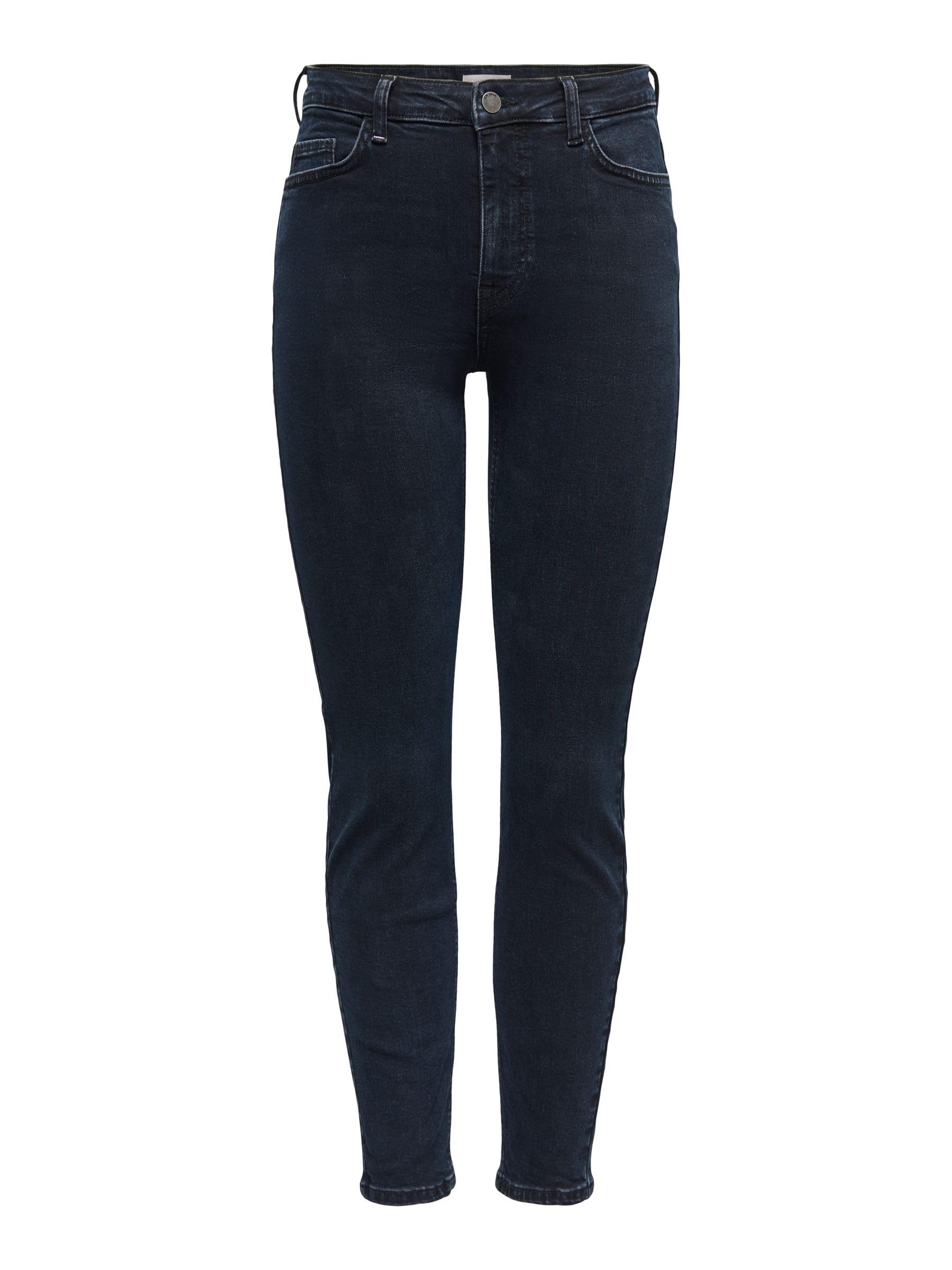 JDY Damen Jdyfina Mw Skinny Ankle JNS Blueblackdnm