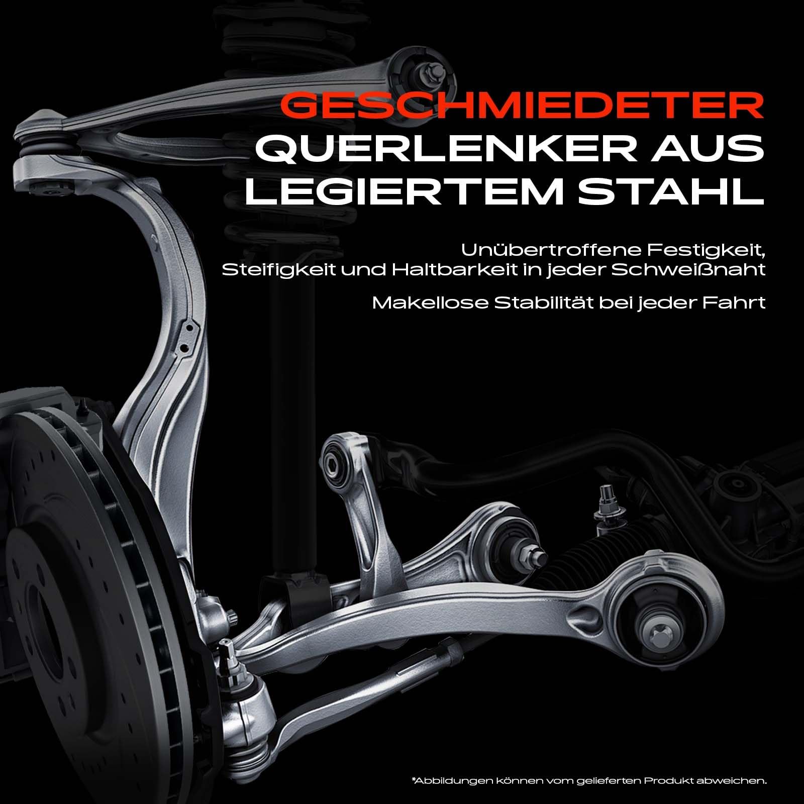 Fusée D'essieu Avant Gauche - Compatible Audi A4 B8, A5, A6, A7, Q5 - Référence 4G0407253A
