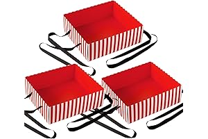 SATINIOR 3 Pcs Halloween Snack Trays with Strap