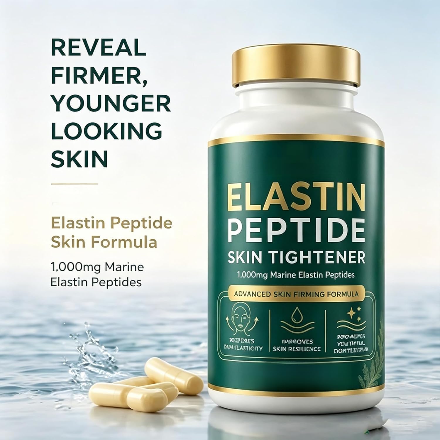 Elastin Peptides, Help Reduce Signs of Aging, Firmness & Elasticity (2)