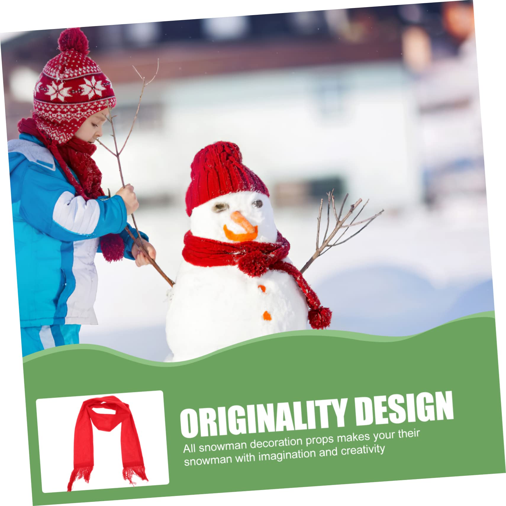 PRETYZOOM 4 Sätze Schneemann Verkleiden Sich Weihnachts-schneemann-kit Schneemann, Der Stütze Verziert Spielzeugzubehör Zum Bauen Von Schneemännern Schneemann Macht Requisiten Holz