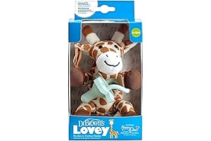 Dr. Brown's Pacifier Lovey with Blue Giraffe