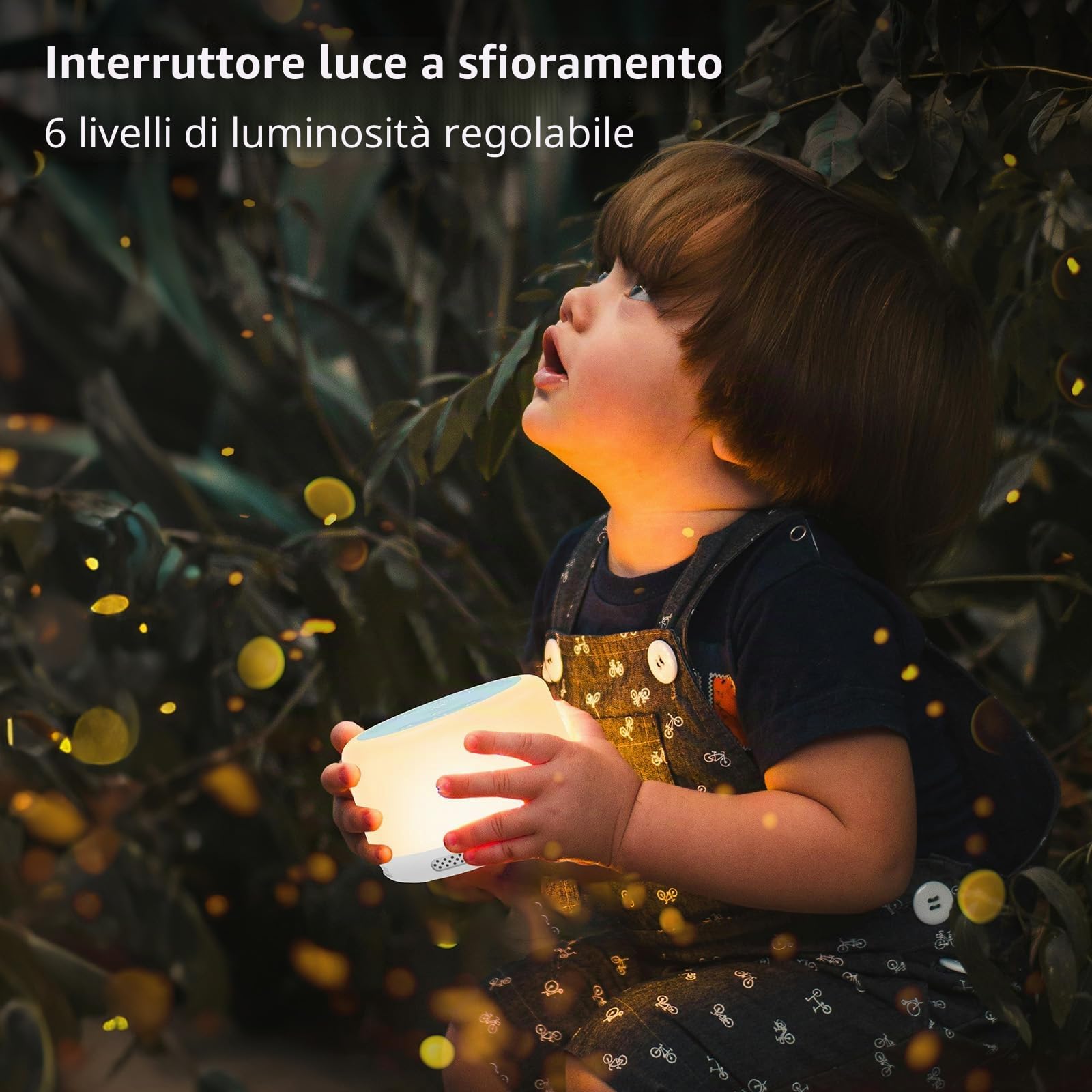 Macchina per il sonno ricaricabile, per bambini, adulti, bambini, con 20 suoni lenitivi e luce notturna con 6 livelli di volume, 3 timer, funzione di memoria per casa, ufficio, viaggi