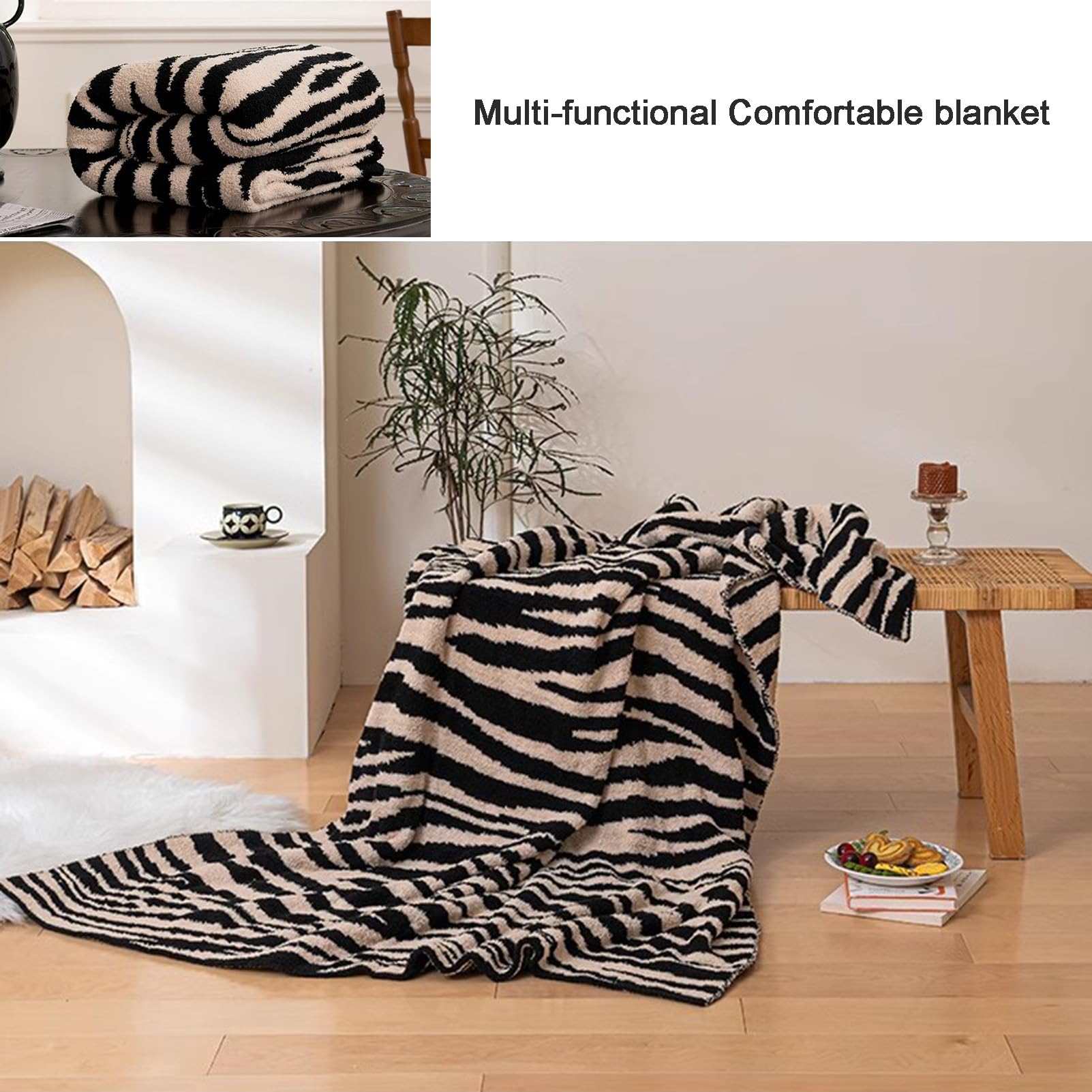 Weiche, Flauschige Überwurfdecke – Queen-Size-Größe, warme, gemütliche, Flauschige Decke, leichte, atmungsaktive Decke für Bett, Stuhl, Sofa, Couch, Outdoor
