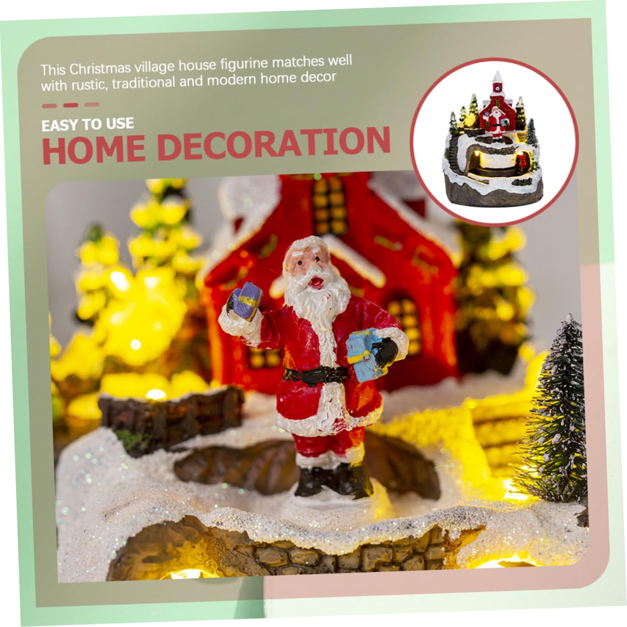 Cabilock 3 Piezas De Adornos Navideños para Casa De Música Adornos Navideños Transparentes De Alambre De Navidad Luces Navideñas Decoración Navideña para Mesa De Vacaciones Casa De