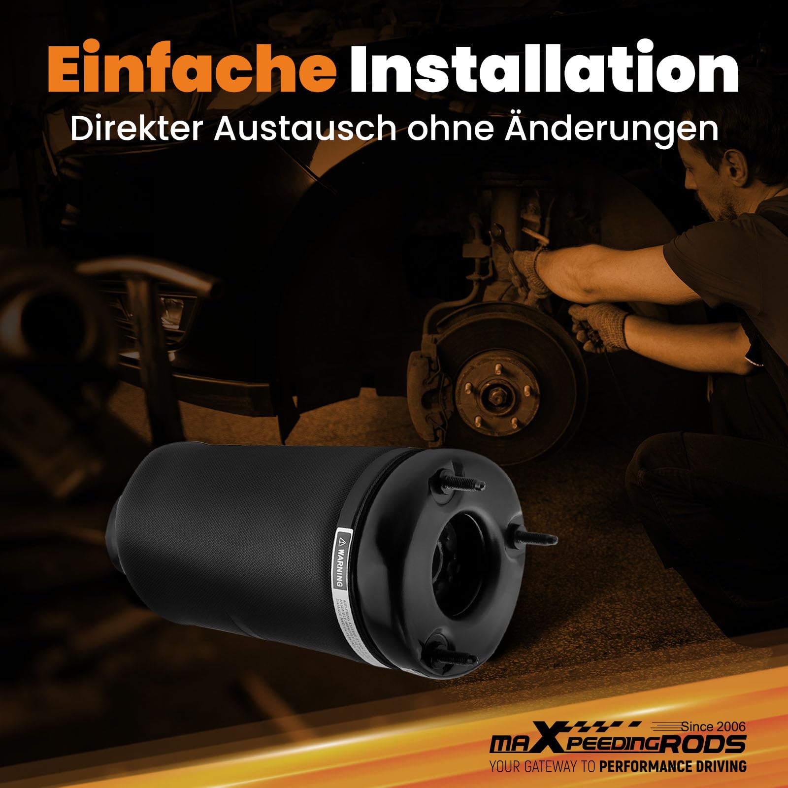 maXpeedingrods Airmatic Luftfederung Luftbalg vorne für W164 ML/GL Klasse 1643206013
