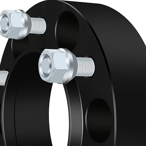 Miniatura 9 de GDSMOTU Espaciadores de rueda centrados de 6x5.5 para T-o-y-o-t-a Tacoma 4Runner, espaciadores de rueda de 6x139.7 de 1.5 pulgadas, pernos de 4.173